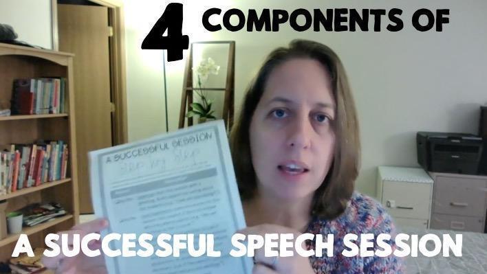 4 Parts of a Successful Speech Therapy Session - Speech is Beautiful